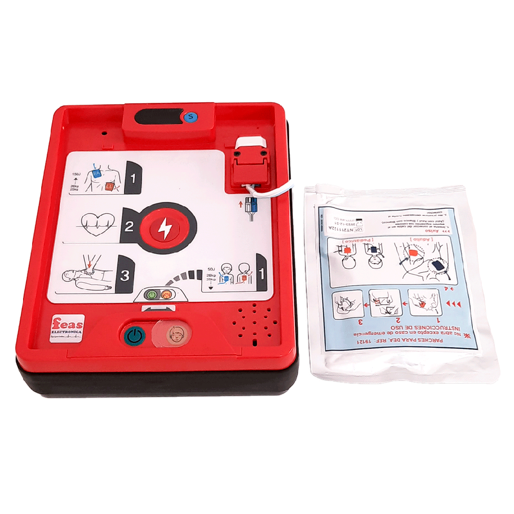 Monthly rent - Feas Electrónica's Automatic External Defibrillator (AED), model: Heart+ ResQ NT-381.C