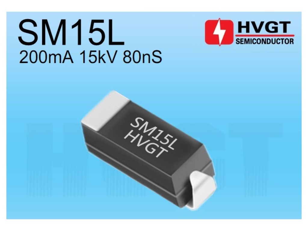 Fast recovery, smd, high voltage diode SM15L
