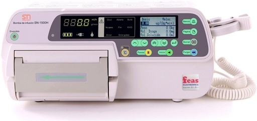 Alquiler mensual de bomba de infusión pertistáltica modelo SN-1500H