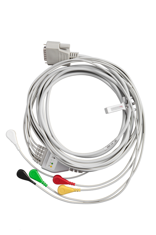 Patient cable DB15M - 5 Wires for Cath labs Feas Electrónica