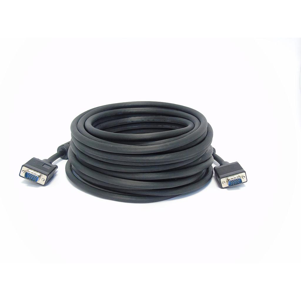 Color video extension cable, 15m, injected