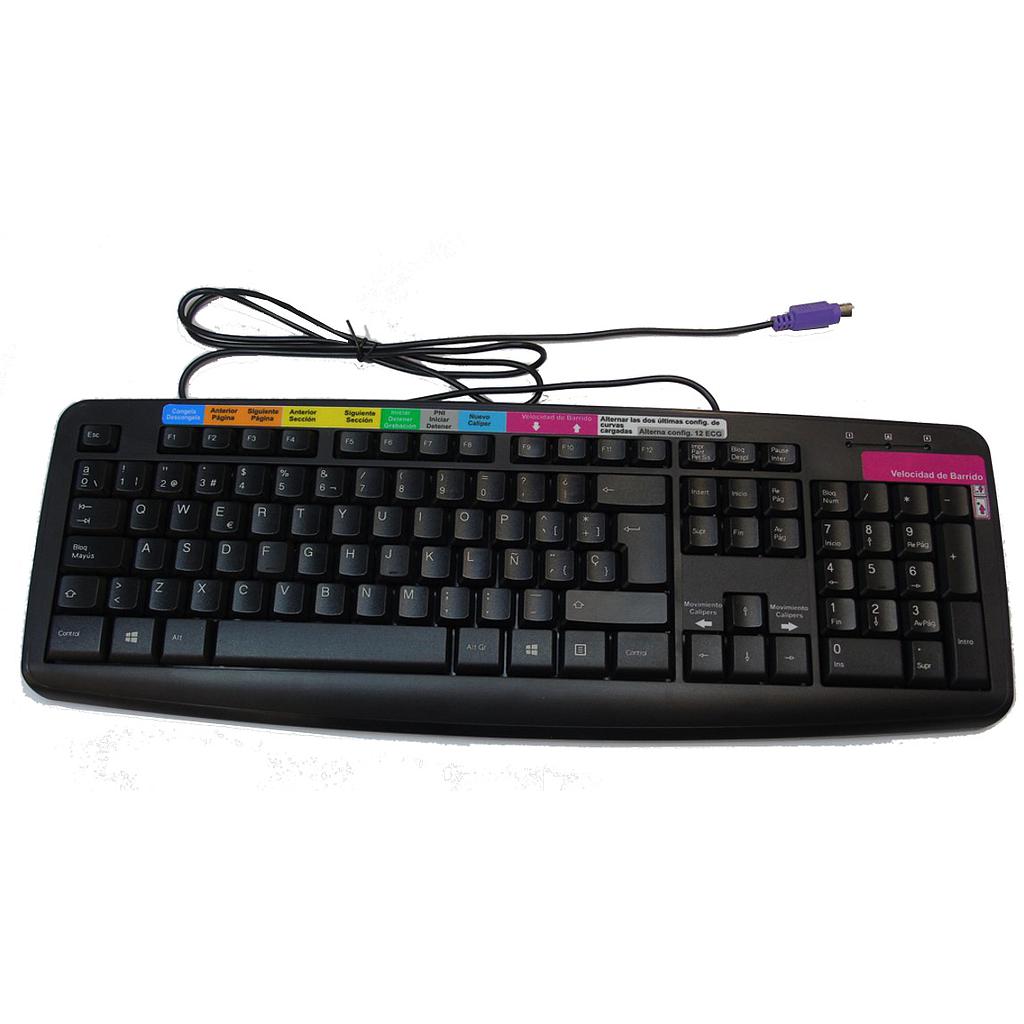 PS2 Keyboard for Model 1405 Electrophysiology Polygraph 
