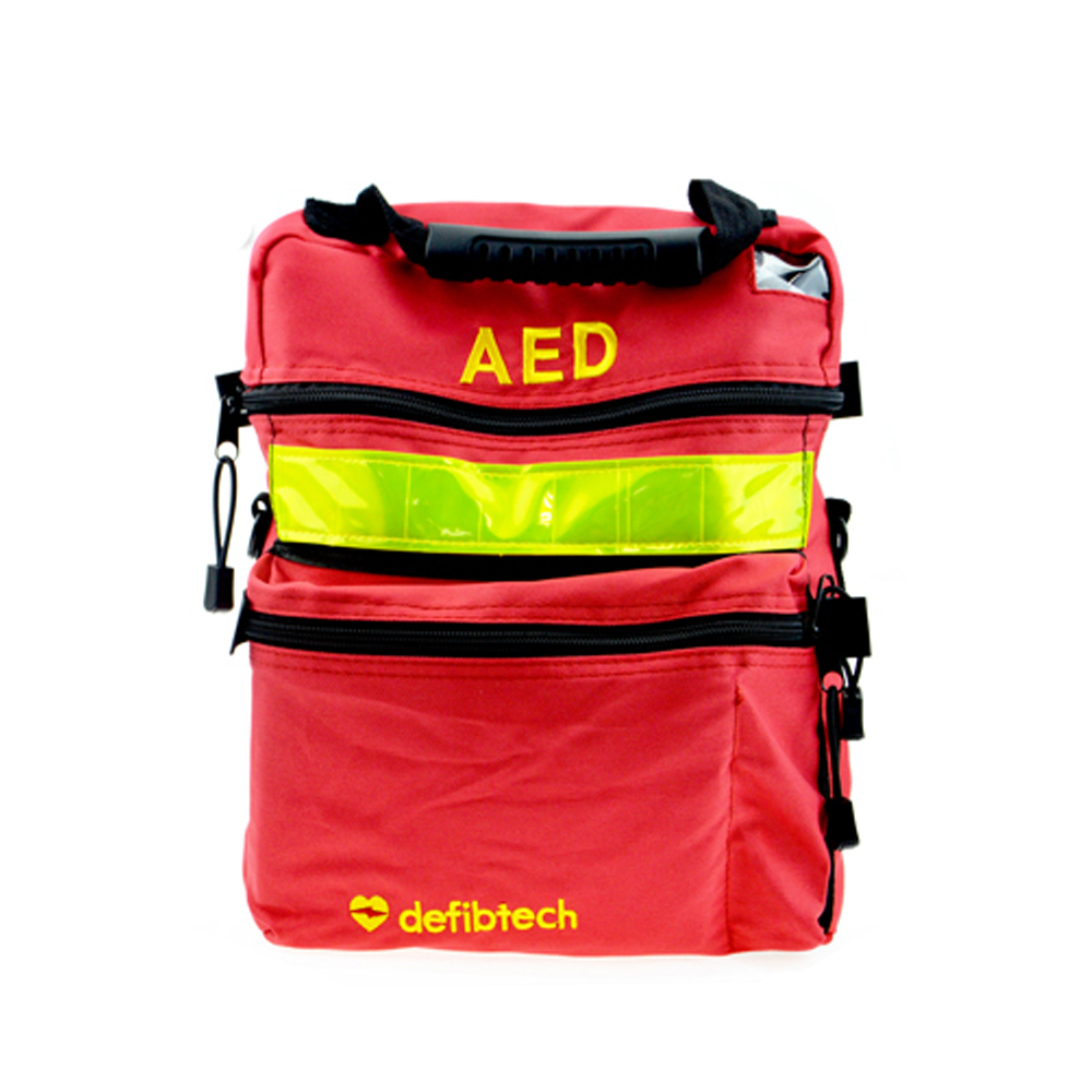 Feas Electronica's AED red bag (indoor use) 28 x 24 x 6 cm