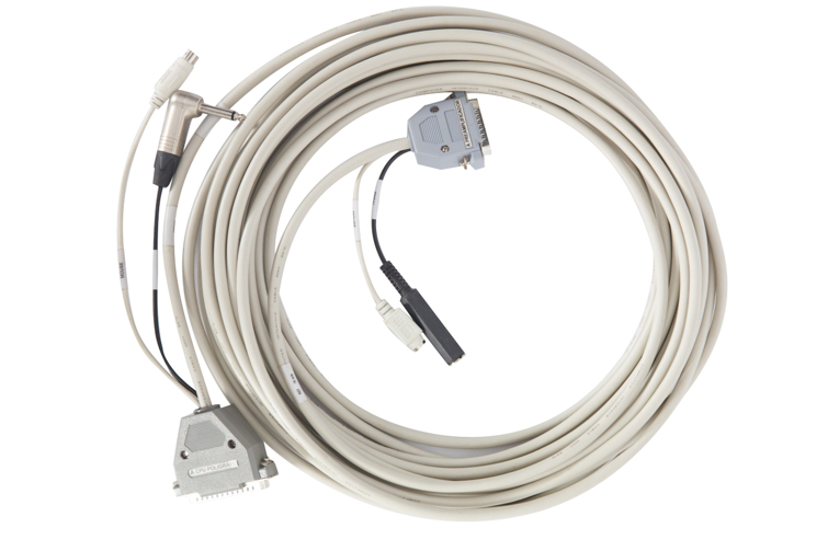 Cable analógico de interconexión entre CPU y preamplificador de Polígrafo de Electrofisiología y Hemodinamia /SpO2/PNI