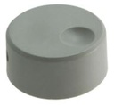 Gray nylon KNOB FOR .250" electronic switch PUSHBUTTON 