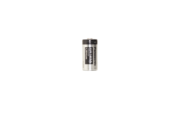 Non-rechargeable battery Panasonic 3V lithium manganese CR123A (Li-MnO2)