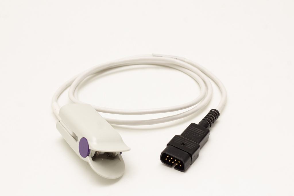 Sensor de oxímetro de pulso adulto con pinza y DB9M/G 3444, Feas Electrónica