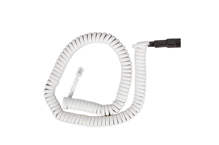 [11119-0000B] Cable espiralado de sensor de Oxígeno para FiO2, Feas Electrónica